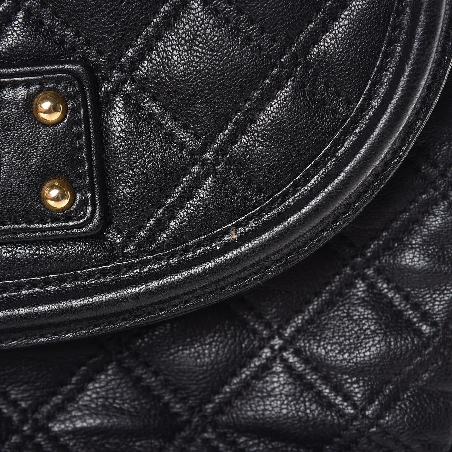 Marc Jacobs Lacquered Lambskin Cooper Black 9 of 12