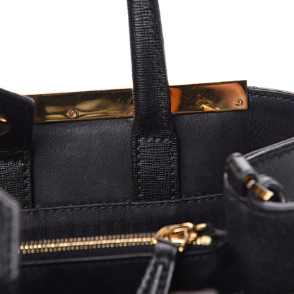 Fendi Vitello Elite Petite 2Jours Tote Black 9 of 14