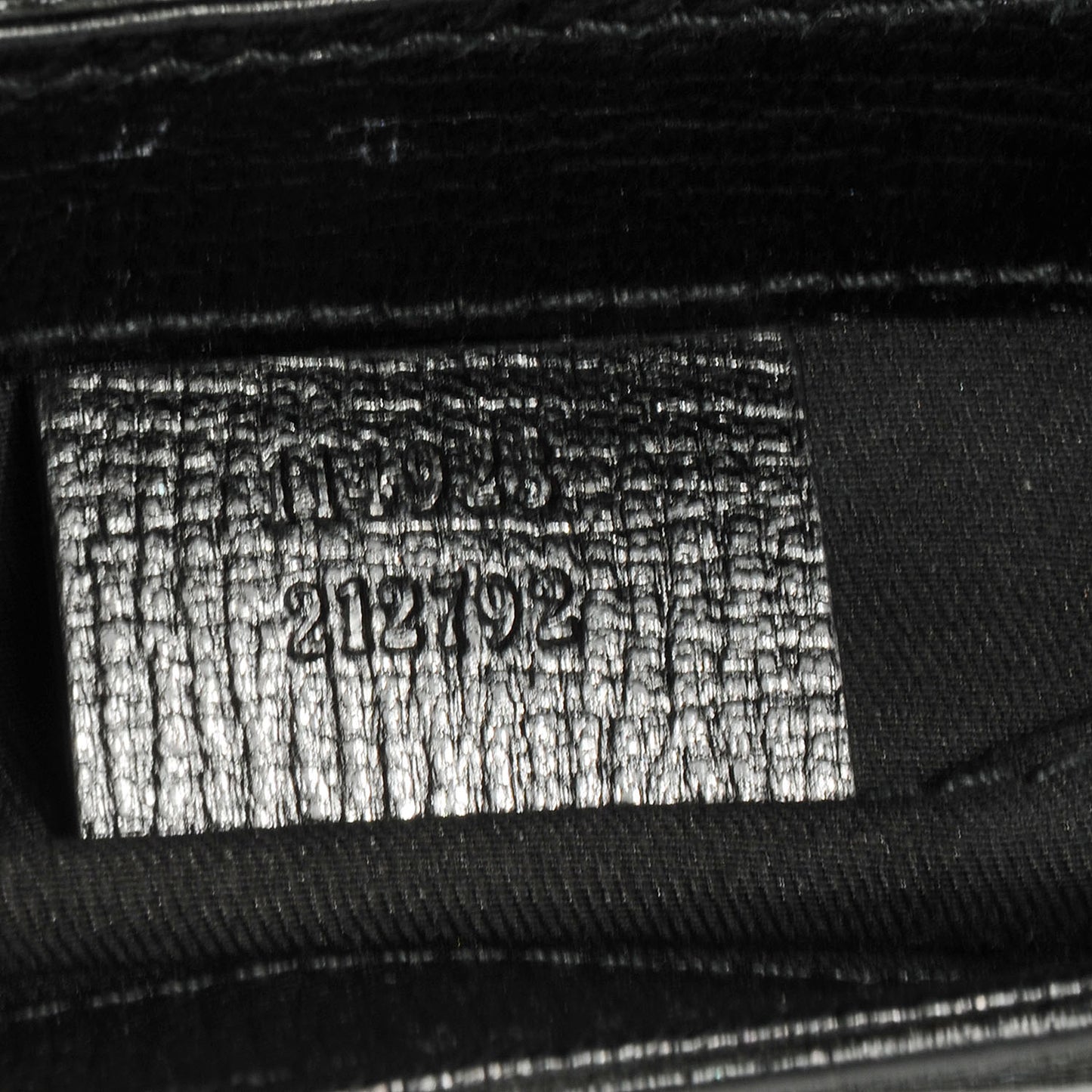 Leather Horsebit Clutch Black