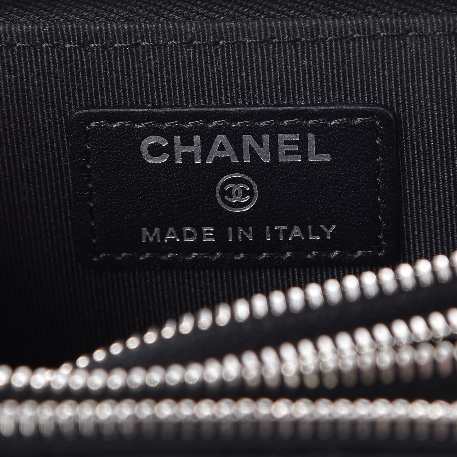 Chanel Patent Quilted Small Triple Zipper Wallet Black 8 of 9