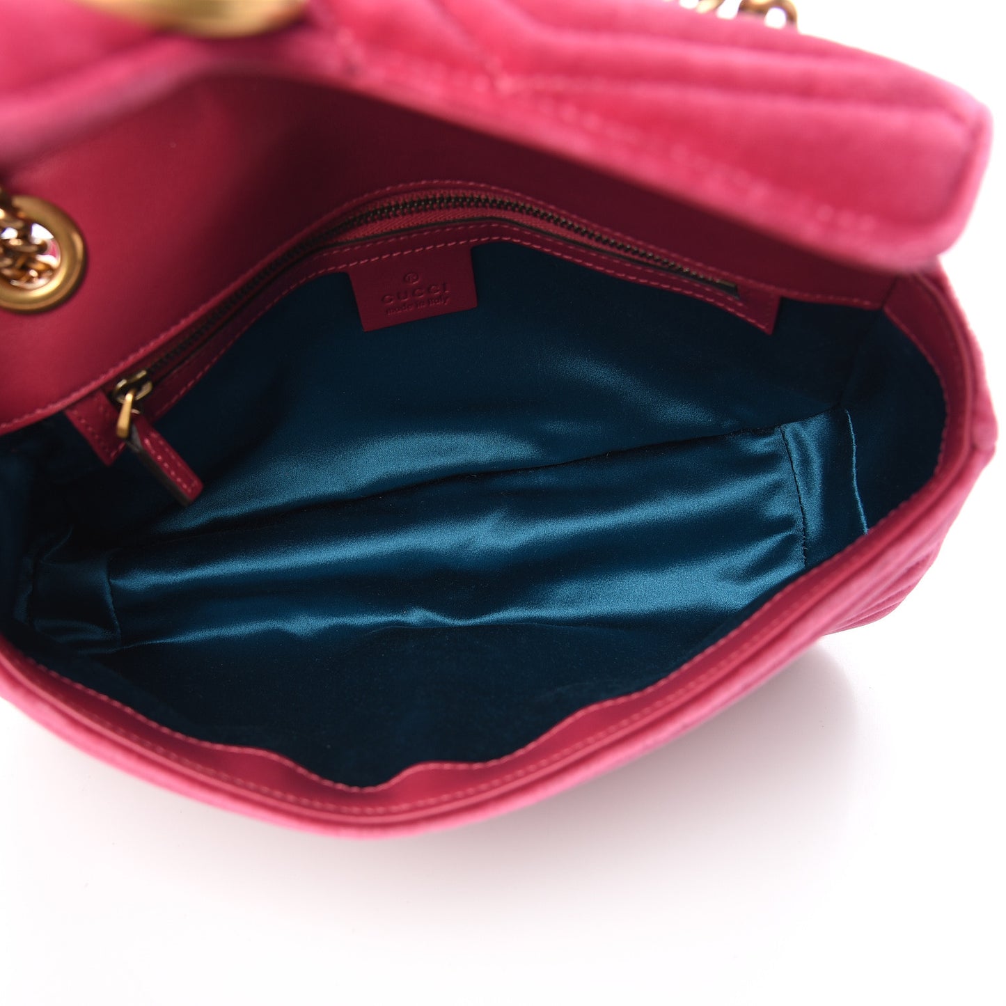 Velvet Matelasse Small GG Marmont Shoulder Bag Light Raspberry Rose