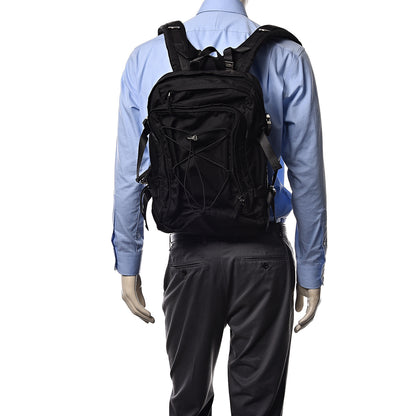 Prada Nylon Montagna Compression Backpack Black 2 of 14