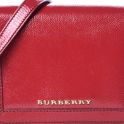 Burberry Patent London Mini Berkeley Crossbody Red 11 of 11
