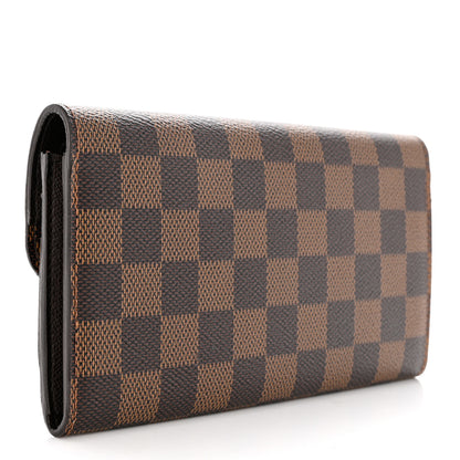 Louis Vuitton Damier Ebene Emilie Wallet 3 of 7