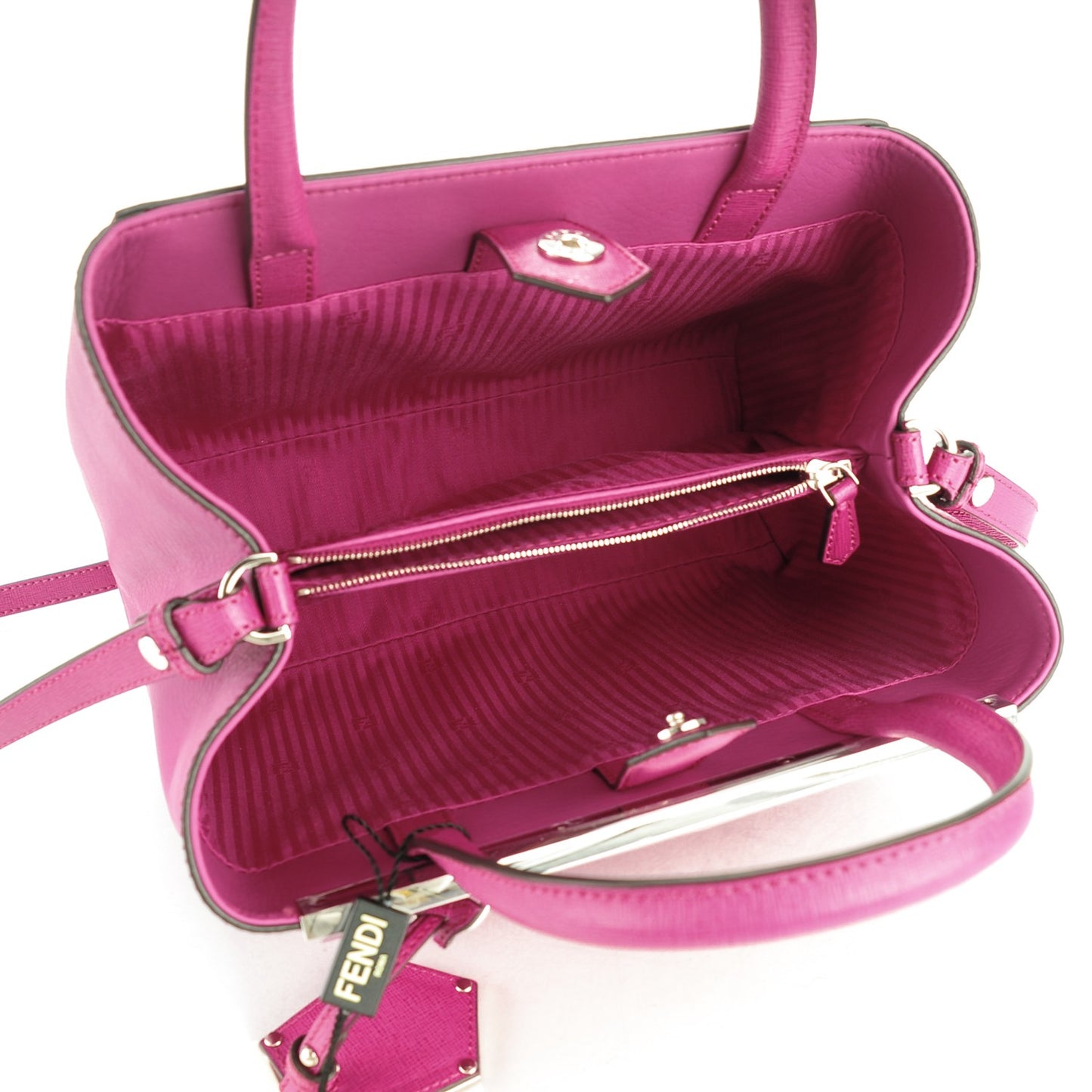 Vitello Elite Petite 2Jours Tote Magenta
