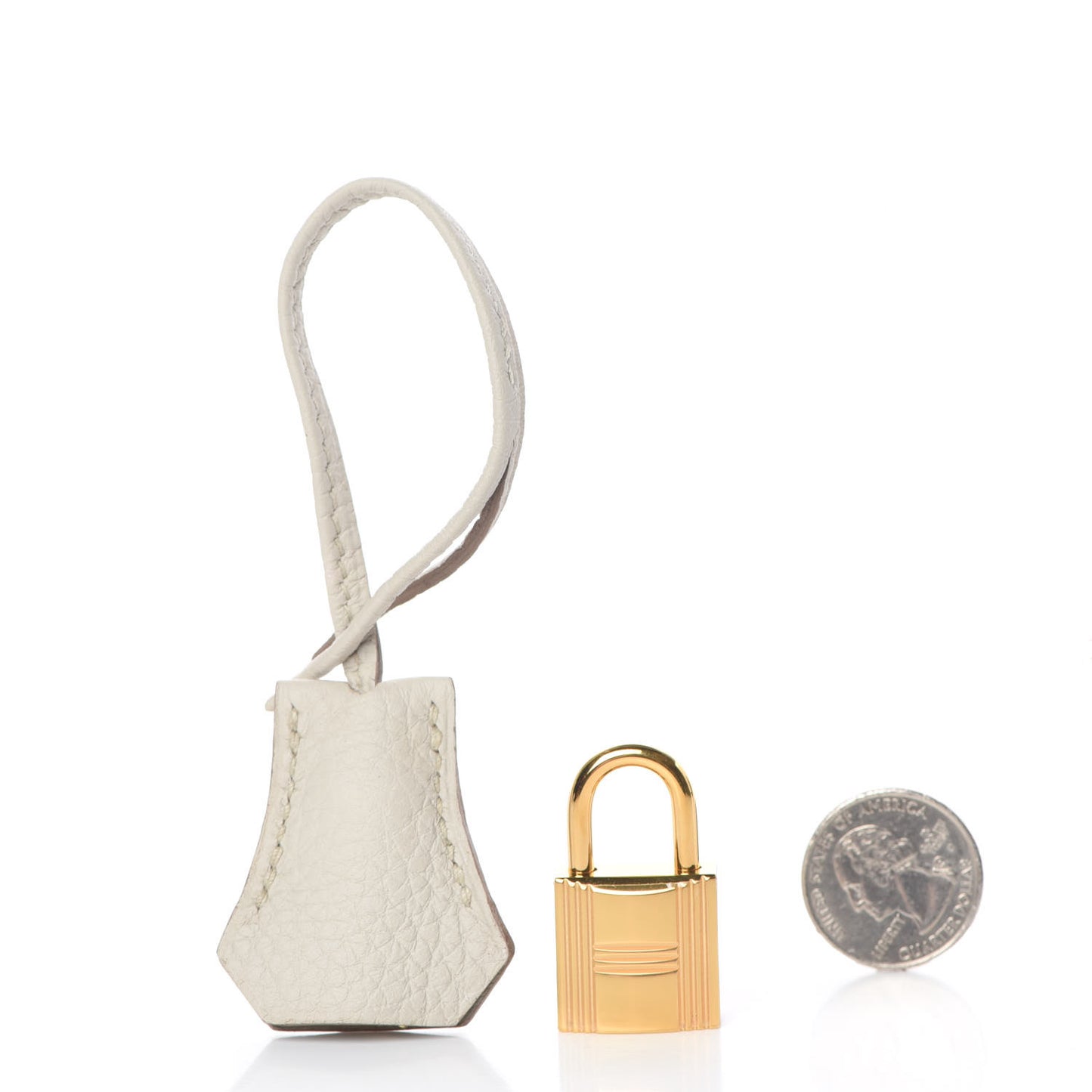 Togo Lock and Key Clochette Set Craie