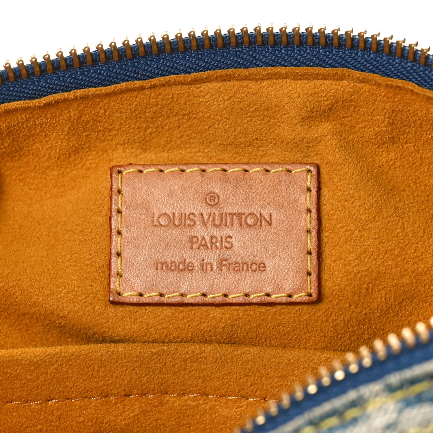 Louis Vuitton LOUIS VUITTON Monogram Denim Baggy PM Blue 6 of 10