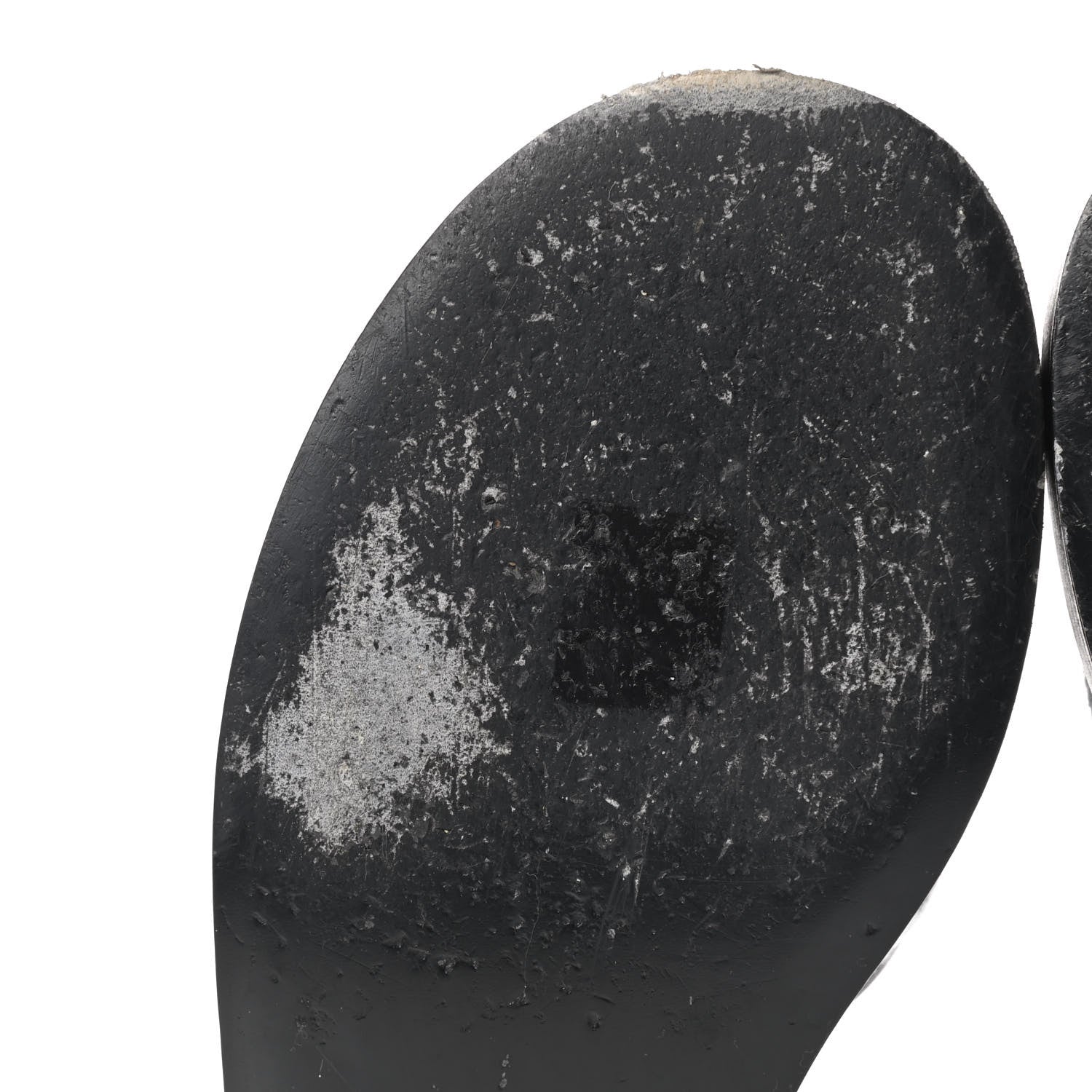 Chanel Lambskin Embroidered CC Mule Sandal 38.5 Black White 9 of 10