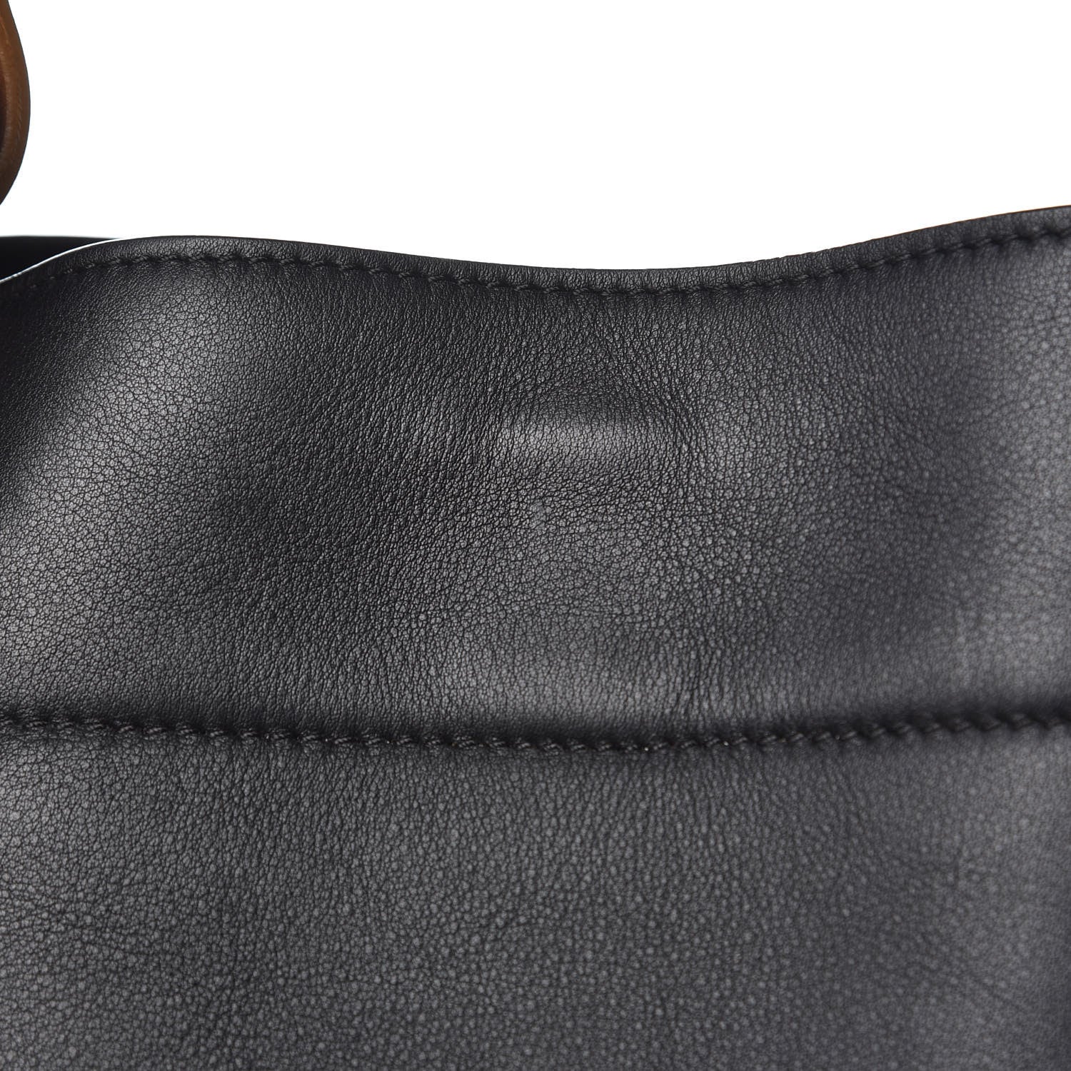 Tom Ford Calfskin Fisherman Hook Drawstring Hobo Bag Black 11 of 12