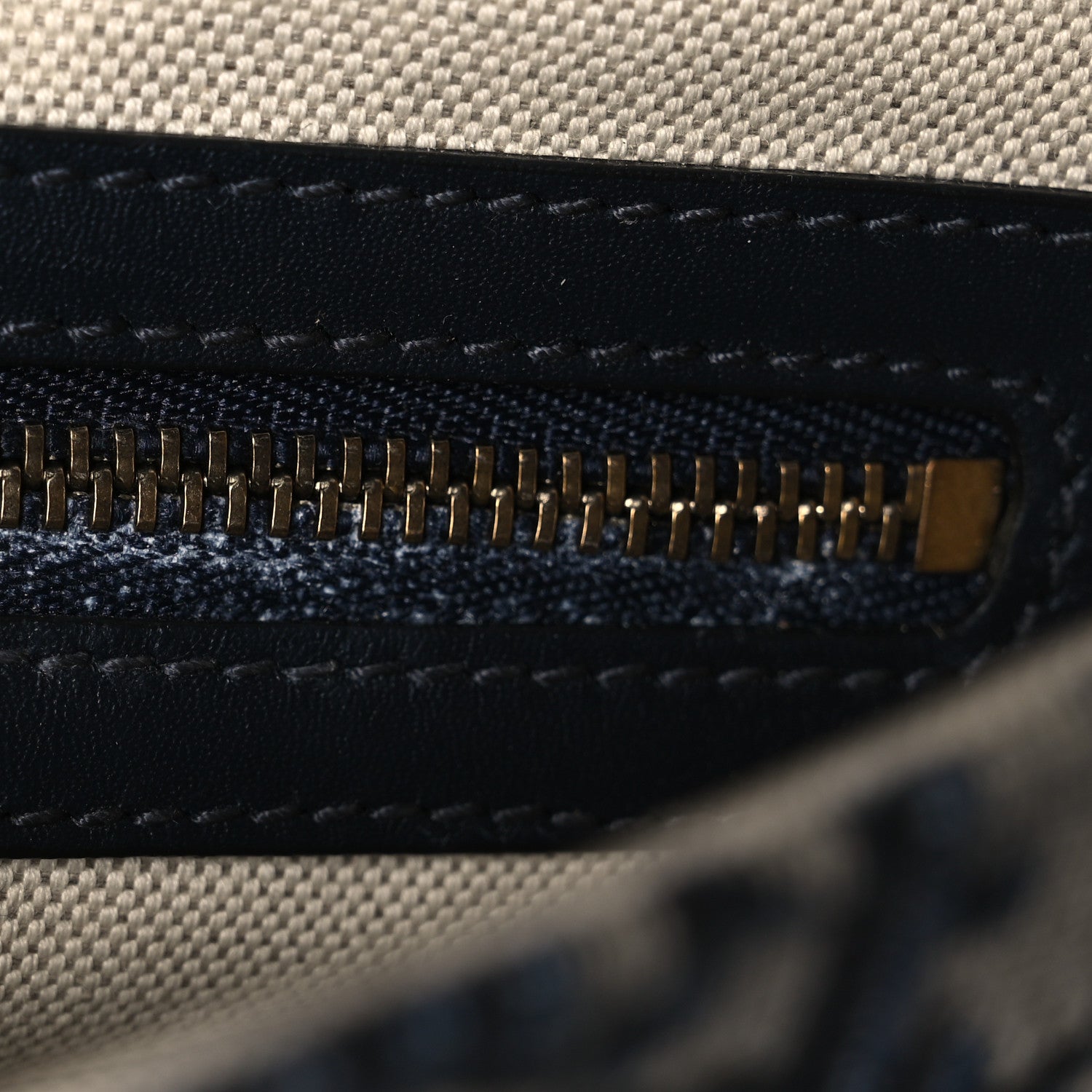 Christian Dior Oblique Saddle Bag Blue 11 of 11