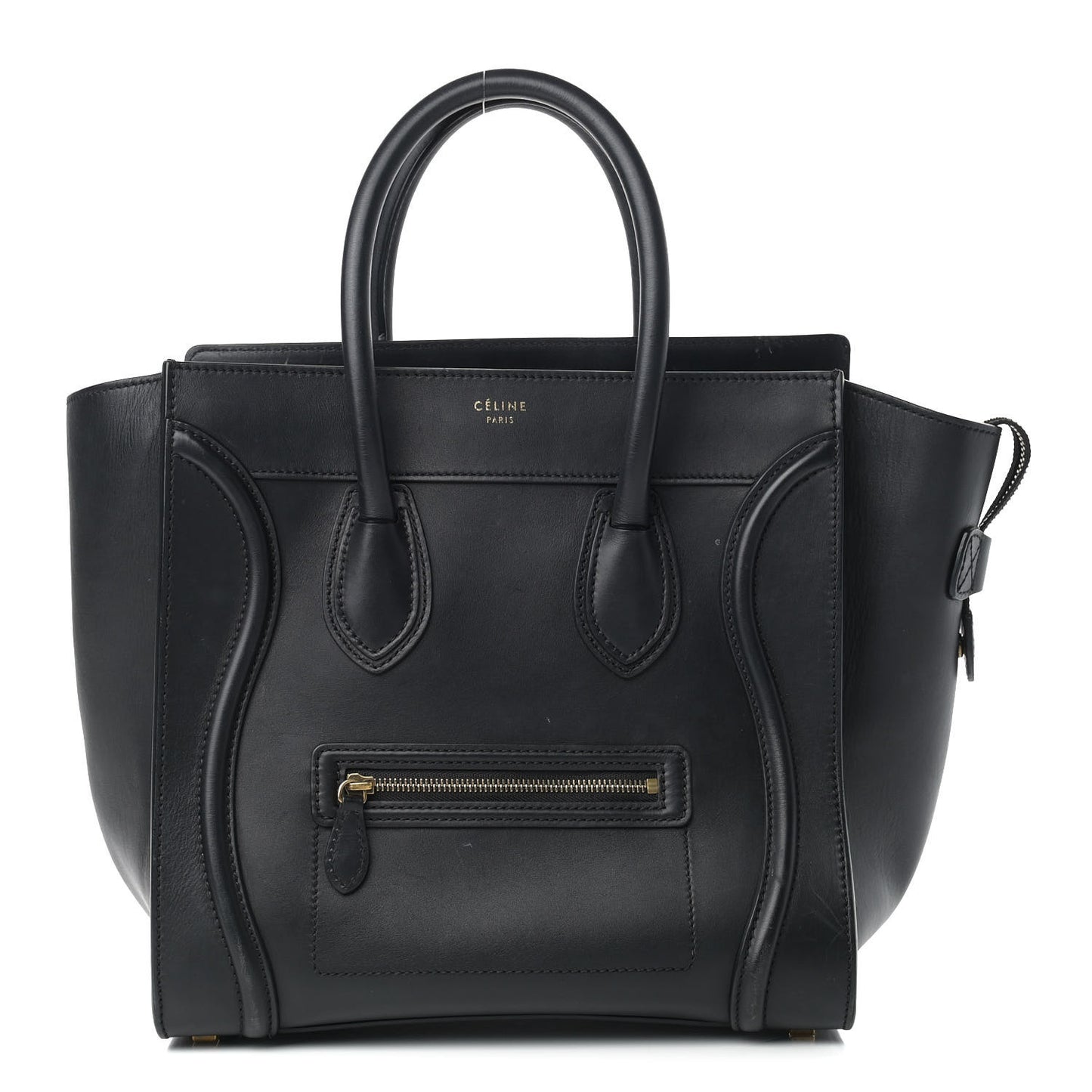 Smooth Calfskin Mini Luggage Black