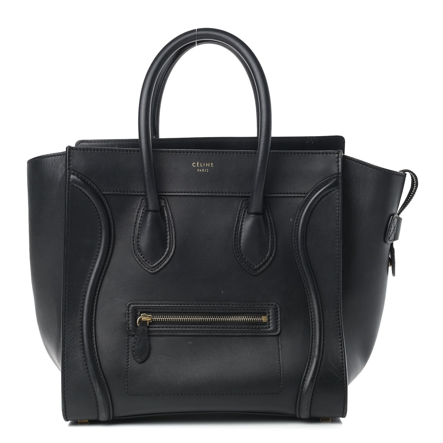 Celine Smooth Calfskin Mini Luggage Black 1 of 21