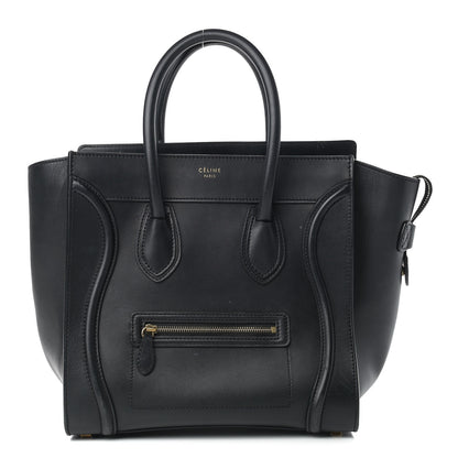 Celine Smooth Calfskin Mini Luggage Black 1 of 21