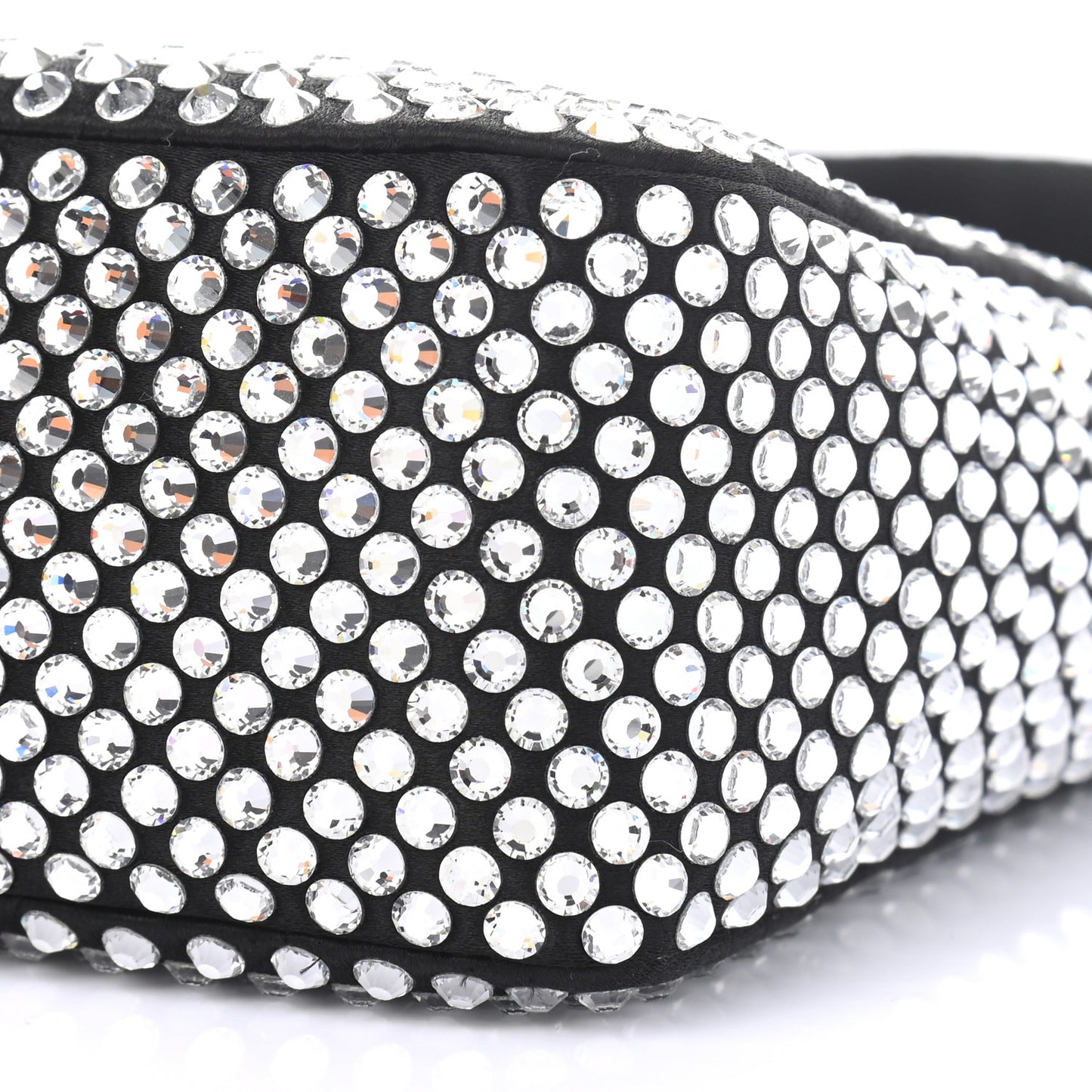Satin Crystal Mini Re-Edition 2000 Bag Cristal