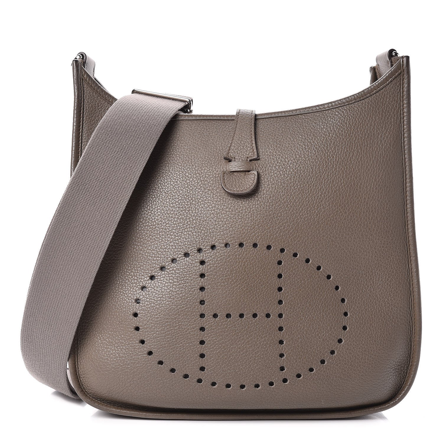Hermes Taurillon Clemence Evelyne III PM Etain 1 of 11