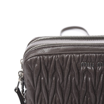 Miu Miu Matelasse Lux Camera Bag Fumo 13 of 14