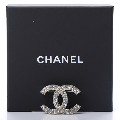 Chanel Crystal Palais Garnier CC Brooch Gold 5 of 5