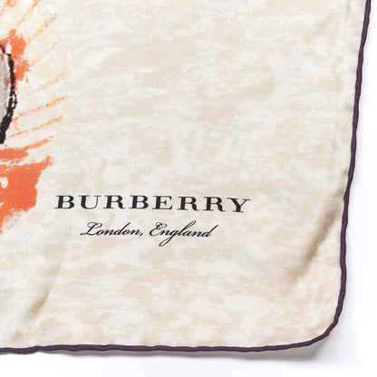 Burberry Silk Pallas Heads Scarf Natural White 2 of 4
