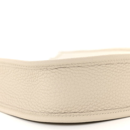 Hermes Taurillon Clemence Zigzag Evelyne TPM Beton Black White Deep Bleu 9 of 11