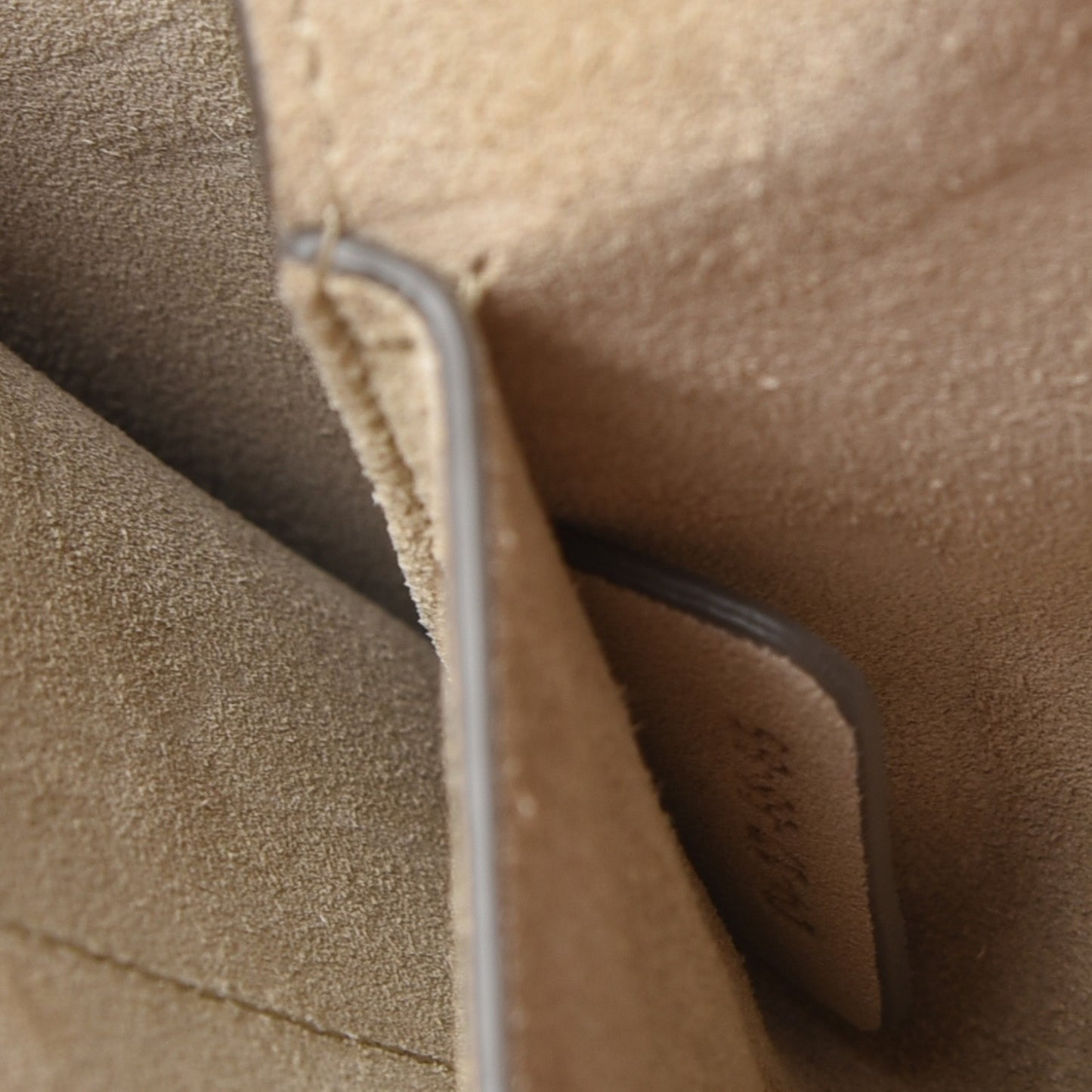 Suede Calfskin Small Faye Shoulder Bag Carbon Brown