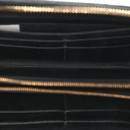 Bottega Veneta Nappa Intrecciato Zip Around Wallet Black 5 of 8