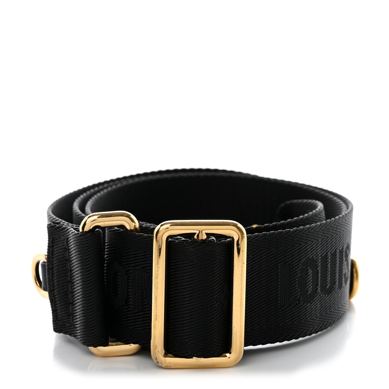 Louis Vuitton Nylon Petite Malle Souple Shoulder Strap Black 2 of 5