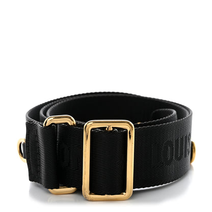 Louis Vuitton Nylon Petite Malle Souple Shoulder Strap Black 2 of 5