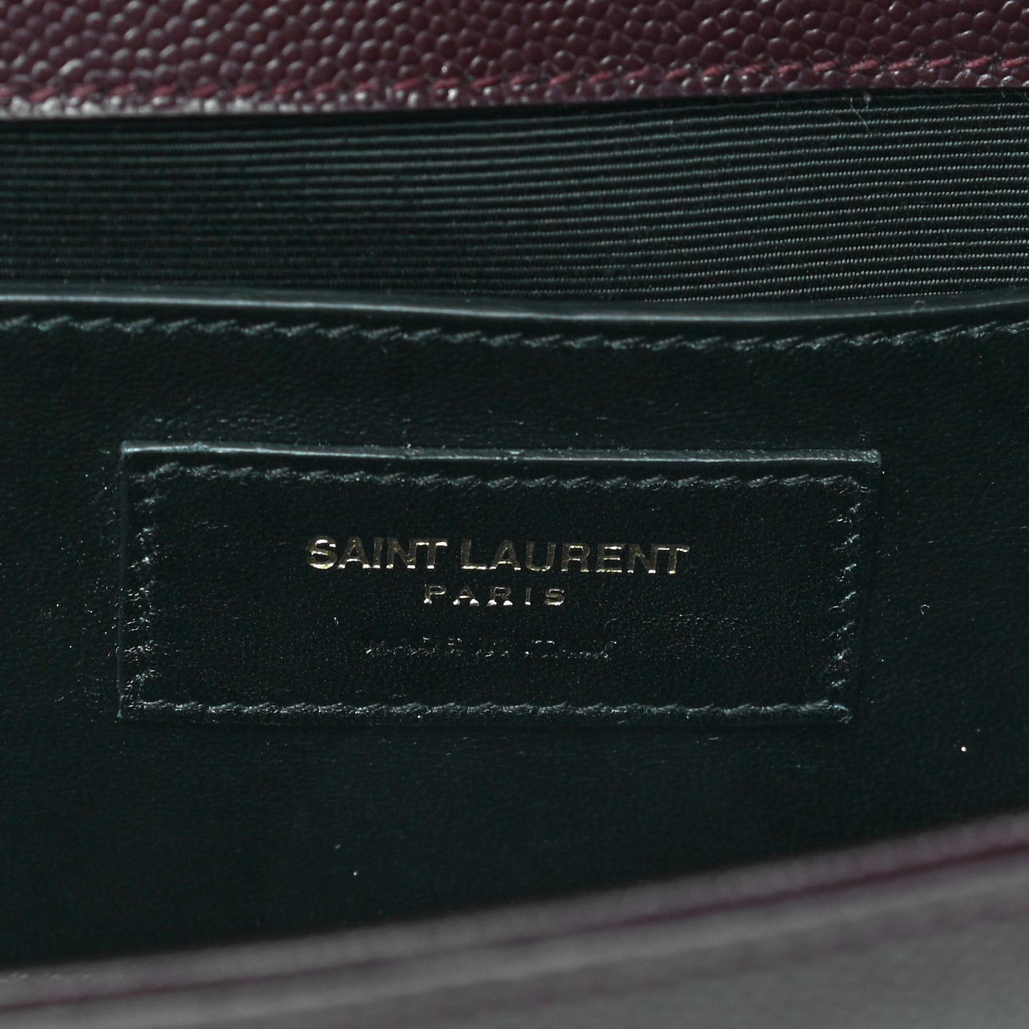 Grain De Poudre Classic Kate Monogram Clutch Amaranto