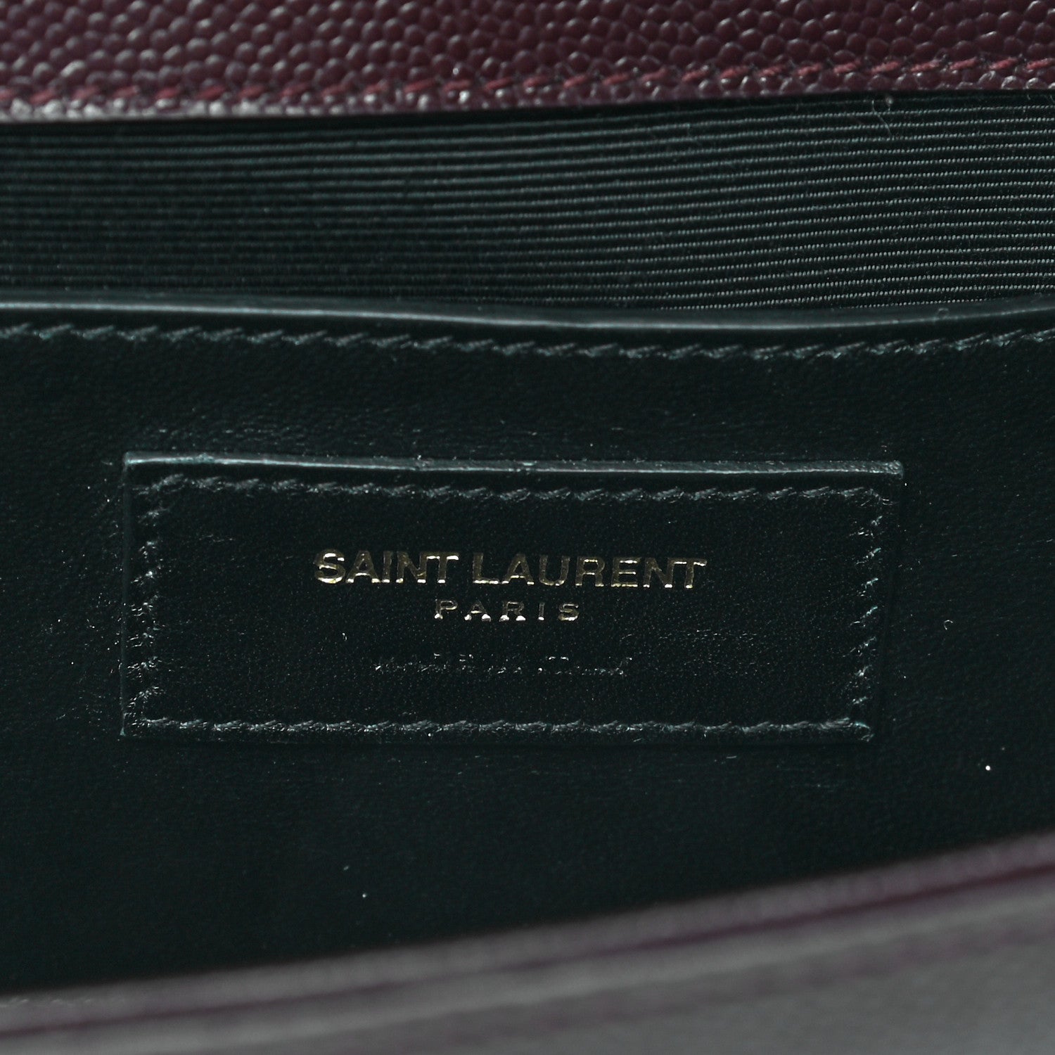 Saint Laurent Grain De Poudre Classic Kate Monogram Clutch Amaranto 5 of 6