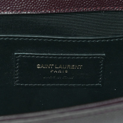 Saint Laurent Grain De Poudre Classic Kate Monogram Clutch Amaranto 5 of 6