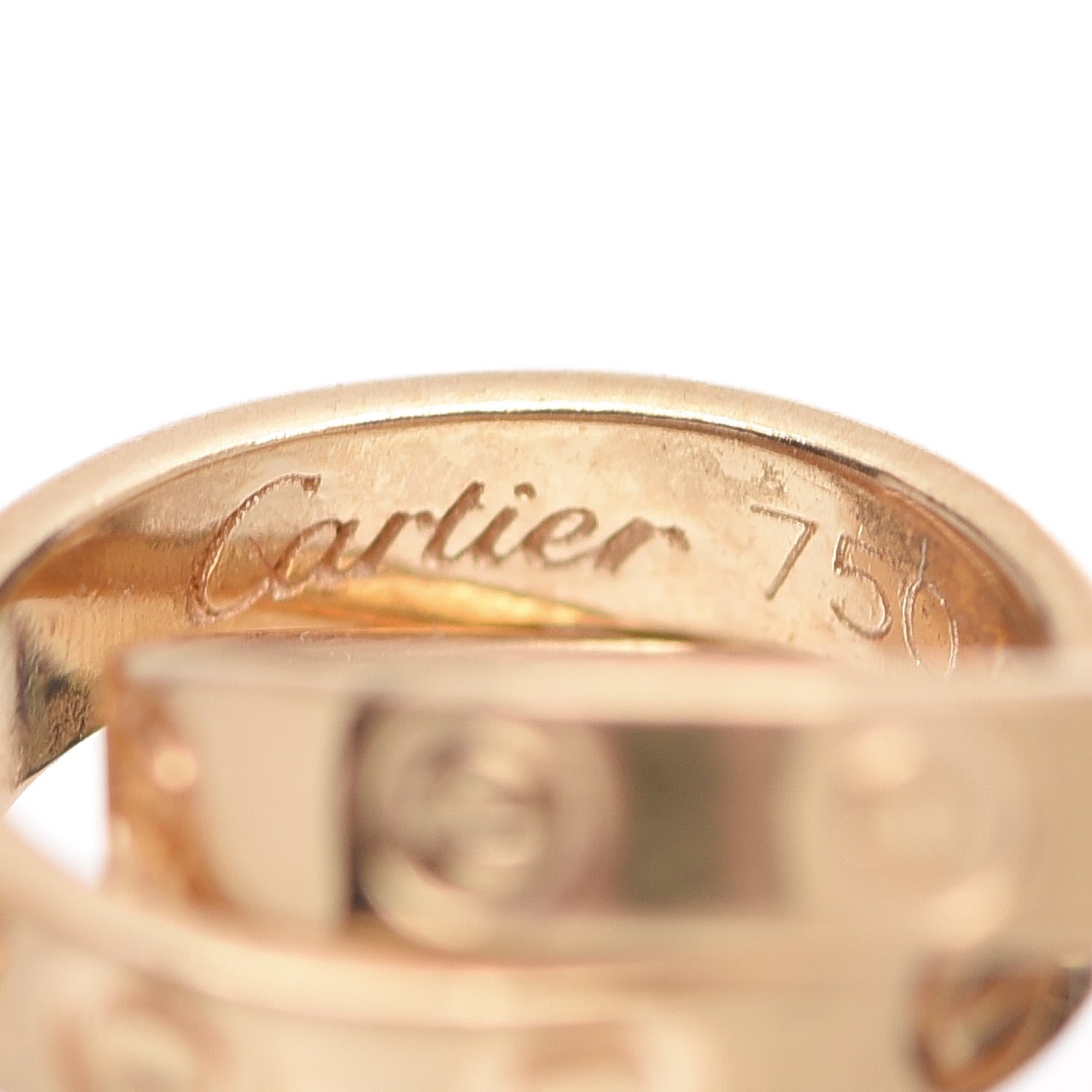 Cartier 18K Yellow Gold Interlocking LOVE Bracelet 4 of 5