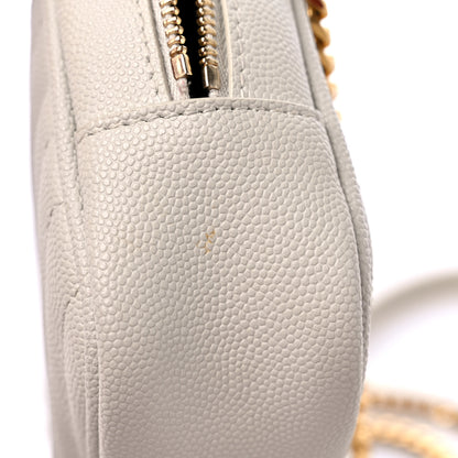 Saint Laurent Grain De Poudre Matelasse Monogram Mini Lou Camera Bag Blanc Vintage 15 of 15