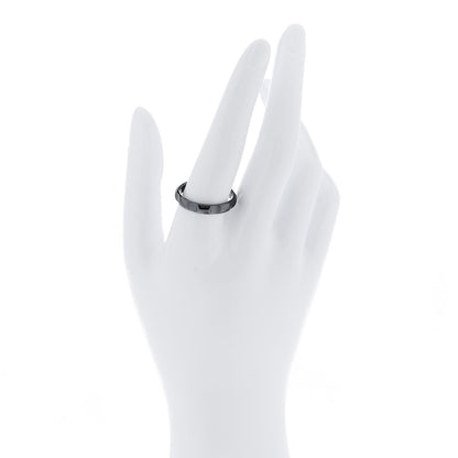Tiffany Titanium Narrow Paloma Picasso Groove Band Ring 63 10.5 2 of 4