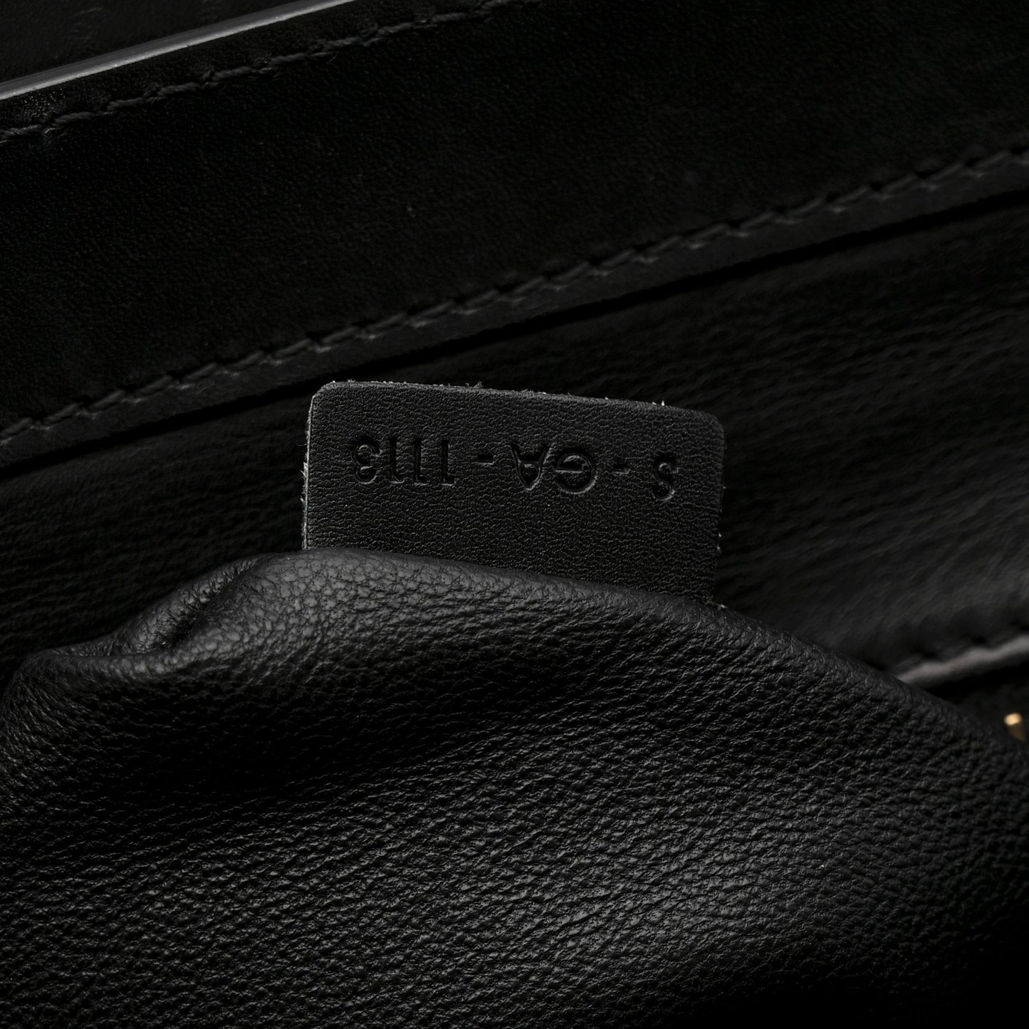 Elephant Calfskin Suede Mini Tri-Color Luggage Sand