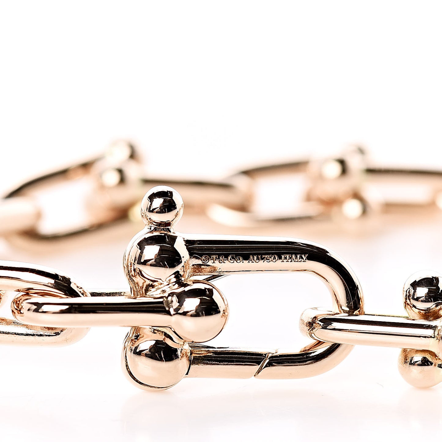 18K Rose Gold Small HardWear Link Bracelet