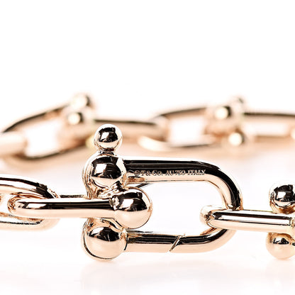 Tiffany 18K Rose Gold Small HardWear Link Bracelet 5 of 6