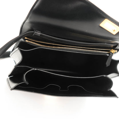 Celine Box Calfskin Medium Classic Box Flap Bag Black 5 of 7