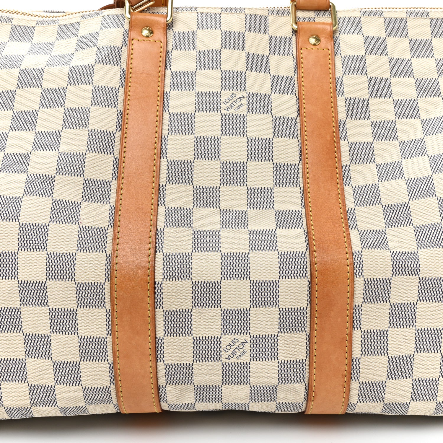 Louis Vuitton Damier Azur Keepall Bandouliere 45 16 of 22