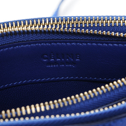 Celine Python Small Trio Crossbody Bag Royal Blue 6 of 6