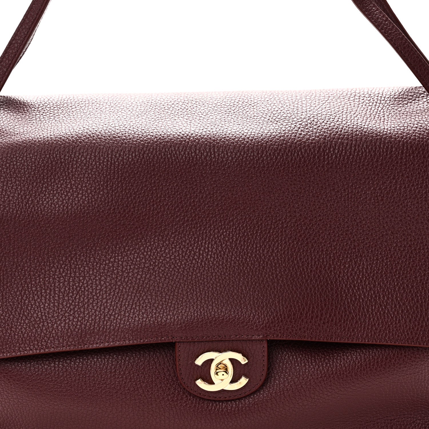 Chanel Grained Calfskin Small Souplissimo Maxi Flap Burgundy 8 of 11
