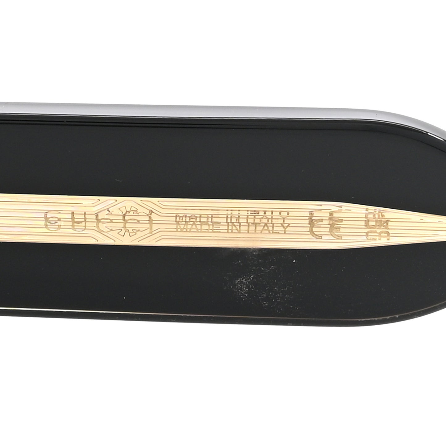 Acetate Rectangle Frame Sunglasses GG1528S Black