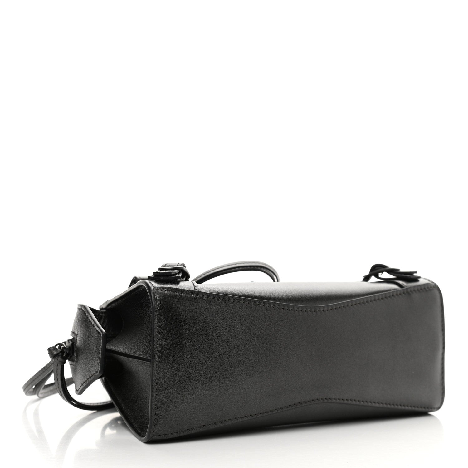 Balenciaga Smooth Calfskin Neo Classic Black Hardware Mini City Gunmetal 4 of 10