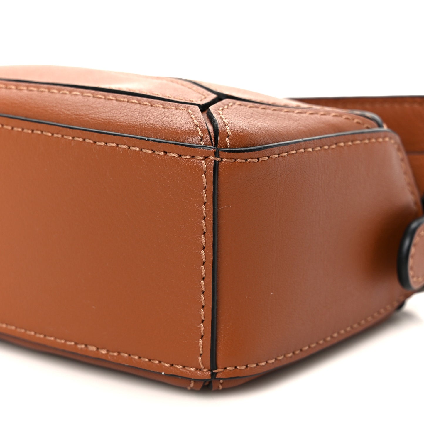 Calfskin Nano Puzzle Bag Tan