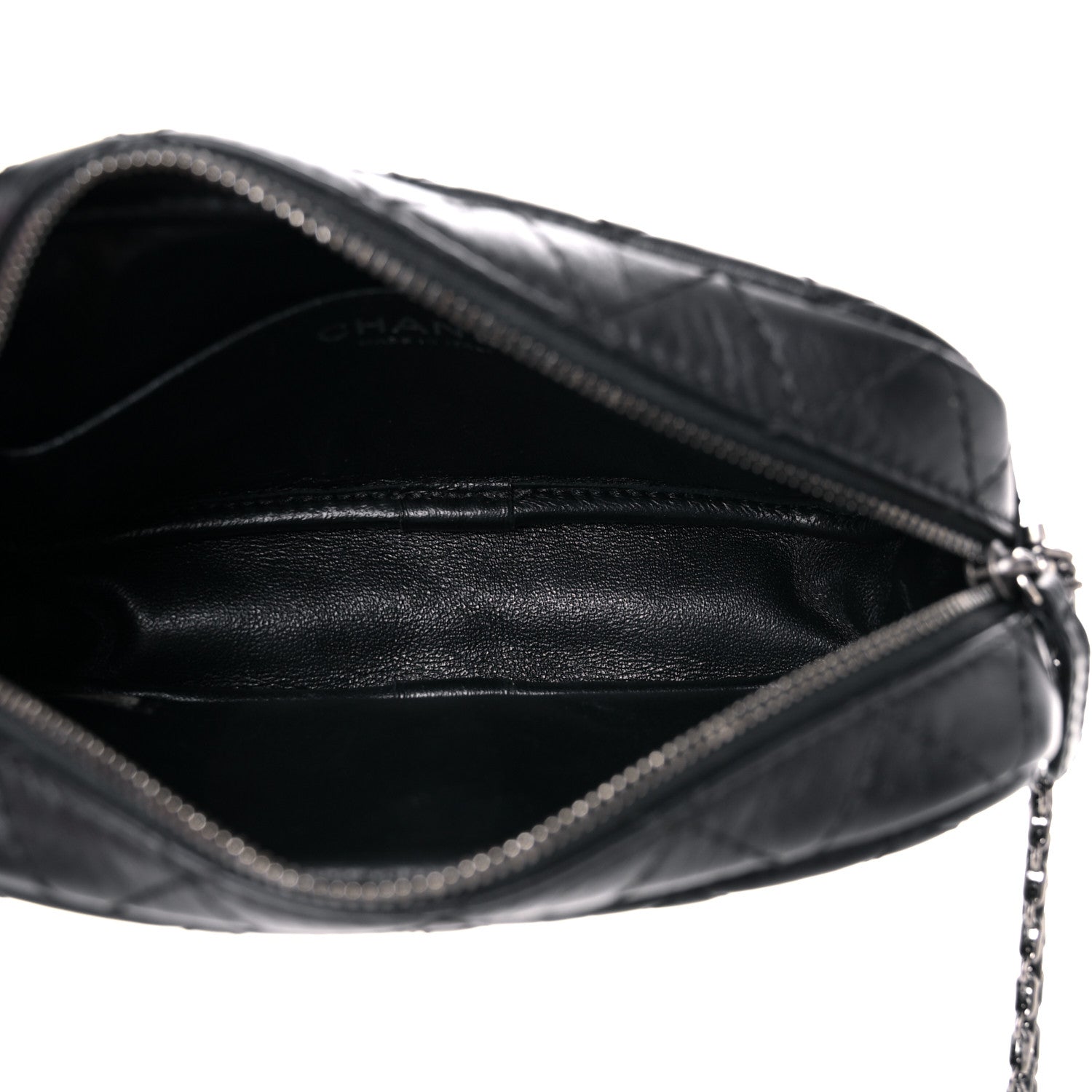 Chanel Aged Calfskin Quilted Mini Reissue Camera Case Black 5 of 12