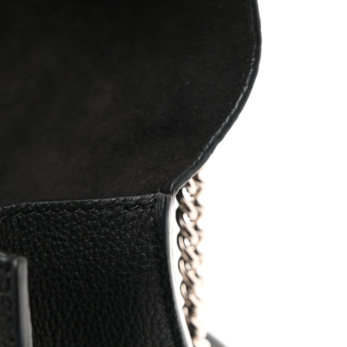Soft Calfskin My Lockme Chain Bag BB Black
