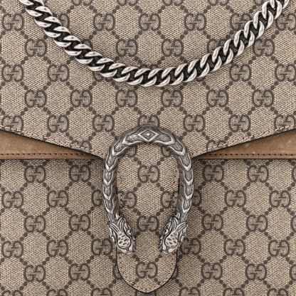 Gucci GG Supreme Monogram Medium Dionysus Shoulder Bag Taupe 8 of 10