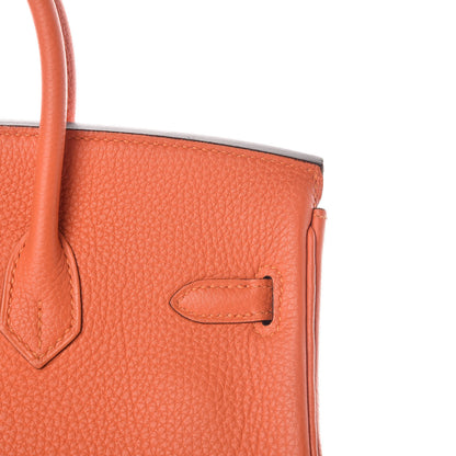 Hermes Togo Birkin 25 Feu 11 of 36