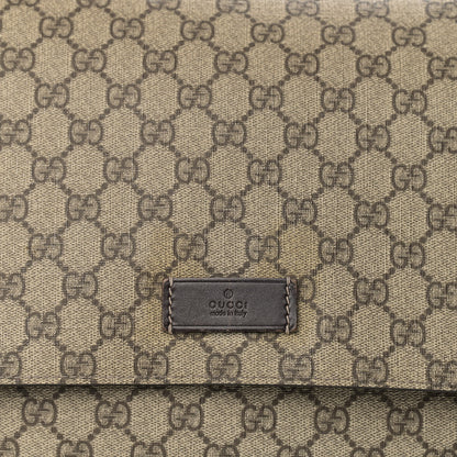 Gucci GG Plus Monogram Messenger Diaper Bag Dark Brown 9 of 18