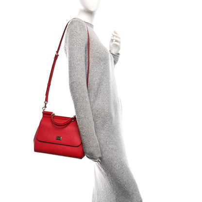 Dolce & Gabbana Dauphine Medium Miss Sicily Satchel Rosso 2 of 9