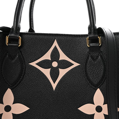 Louis Vuitton Empreinte Monogram Giant Onthego GM Black Beige 7 of 9